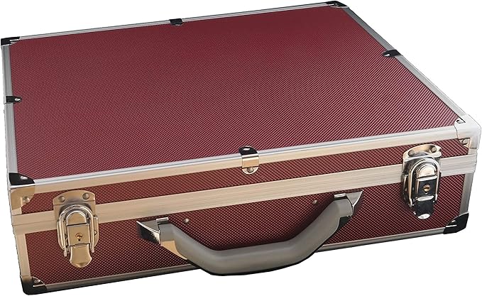 Ursae Minoris Elite Red Aluminum Box for 100 Certified or Certified-Style Coin Holders NGC, PCGS, ANACS, Elite, Lighthouse, BCW