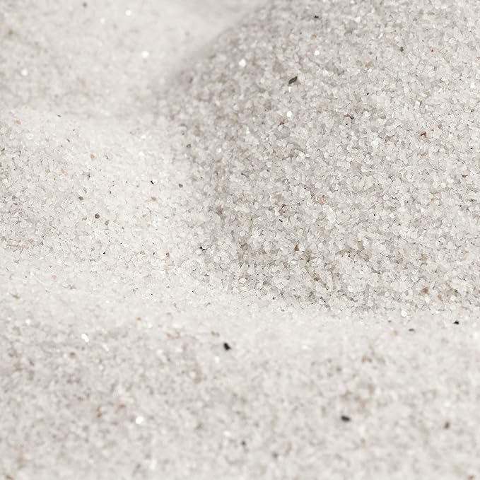 Sandtastik Sparkling White Play Sand - 50 lb (22.6 kg), Fill Sandboxes & Sensory Tables, Non-Toxic, Scoop, Mold & Pour