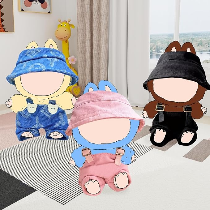 2025 New Clothes Outfit - 2 Set 17cm Doll Clothes, Exquisite Accessories, Cute Outfit for Doll Dress up Unique Style