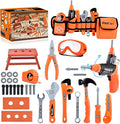 Kids Tool Set Toddlers Tool Kit 3 4 5 Year Old Construction Toys for Boys Birthday Gifts Age 3 4 5