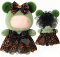 1 Sets 17cm Doll Clothes Set(6.7inch), Dress up Doll Clothing Set Adorable Replacement Stylish Have a Seat Outfit (Halloween A Style)