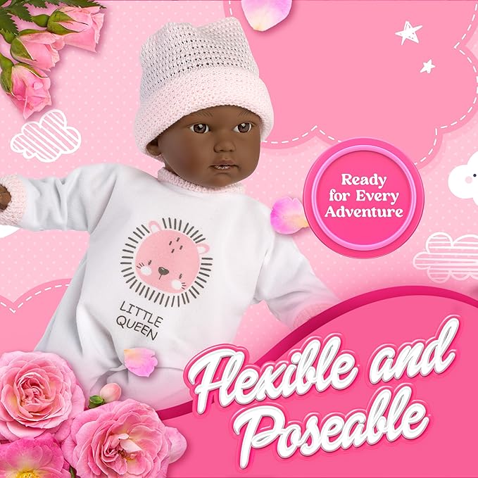 Llorens Serenity 11.8" Soft Body Doll – Lifelike Doll for Toddlers – Crafted with Premium Quality Handwashable Cotton Clothing – The Ideal Gift for Encouraging Gentle and Imaginative Play!