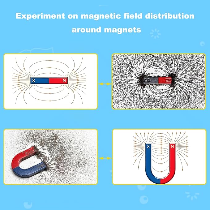 Magnet Kit Physics Science Electromagnet Experiment Set for Education Science Experiment Tools Teacher Classroom Supply