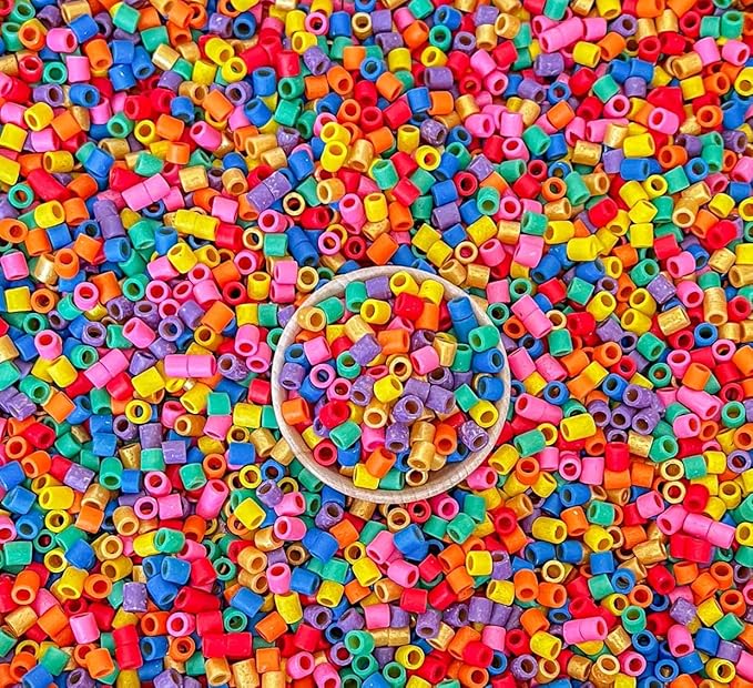2 Cups of Rainbow Ditalini Pasta Sensory Bin Filler For Sensory Table