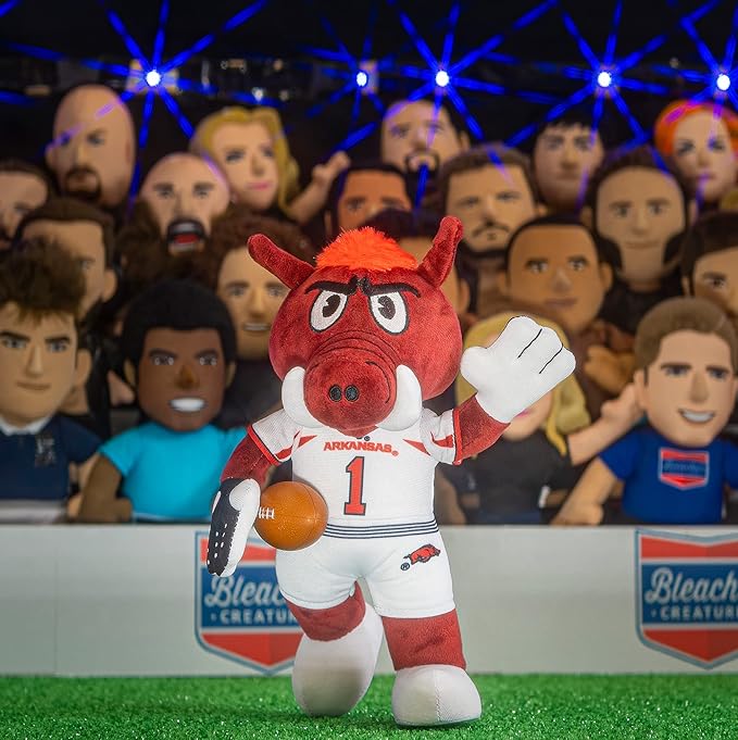Bleacher Creatures Arkansas Razorbacks Big Red 10" Mascot Plush Figures - A Mascot for Play or Display