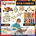 IQ BUILDER | STEM Learning Toys | Creative Construction Engineering | Fun Educational Building Blocks Toy Set for Boys and Girls Ages 5 6 7 8 9 10 Year Old + | Best Toy Gift for Kids | Activity Game