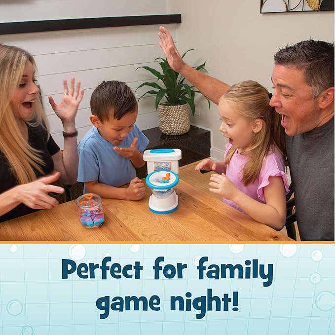 PlayMonster Dont Flush The Fish Board Games for Kids - Strategy Board Games for Family Game Night for Kids and Adults, Fun Balancing Game, Preschool, Toddler Toys, Ages 4+