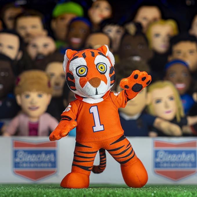 Bleacher Creatures Clemson Tigers The Tiger 10" Mascot Plush Figure - A Mascot for Play or Display