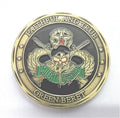 Military Challenge Coin USA Army Special Forces - Green Beret Faithful & True Valor Military Gift for Soldiers & Veterans - Disabled Veteran Owned Business - Army Prayer