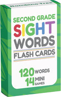 Sight Words Flash Cards 2nd Grade - 120 High Frequency Words from Dolch's and Fry's Lists for 7-8 Years