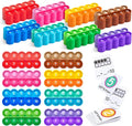 Joycat Ten-Frame Math Learning Tools for Elementary-24 Ten Frames and 20 Task Cards Math Counting Game for Preschool Kindergarten Classroom Learning Activities Kids Ages 3-5