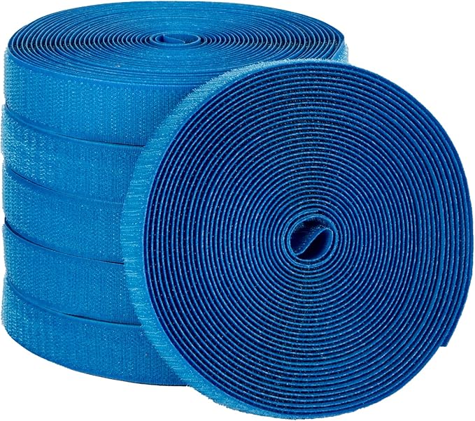 Back to School Decorations 157 Feet Carpet Marker Strips for Classroom Back to School Supplies Nylon Carpet Strip for Classroom Decorations -6 Roll (Blue)
