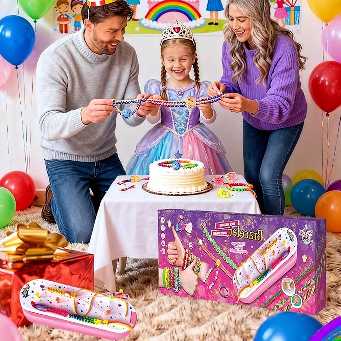 Maigandamai Friendship Bracelet Making Kit Toys, Ages 7 8 9 10 11 12 Year Old Crafts for Girl Toys, Bracelet DIY, Best Gifts Ideas for Birthday, Festival