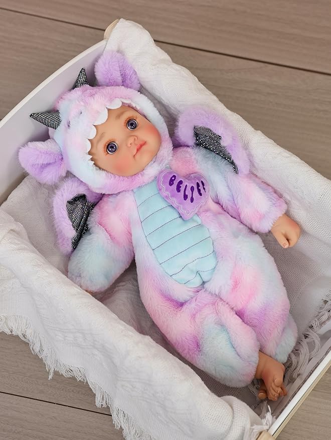 Baby Dolls, 18inch Large Realistic Cute Soft Body Real Life Baby Doll with Accessories for 3+ Year Old Girls Gifts, Pretend Play, Collection, Belief Slogan Design