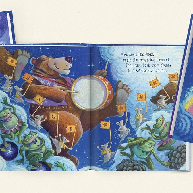 Goodnight Little Me Gold Foil Edition - Bedtime Story - Personalized Children's Book | Foil Hardcover | 9" x 11" | I See Me!