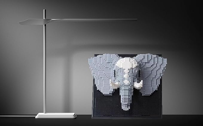 BDYDT Wall Art Elephant Building Blocks Set; A Wall Decor Set for Adults Who Love Creative Hobbies(1625 Pieces) Toys Gifts for Kid and Adult