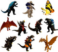 Set of 10 pcs Action Figures King of The Monsters Dragon - Highly Detailed and Articulated Collectible Toys