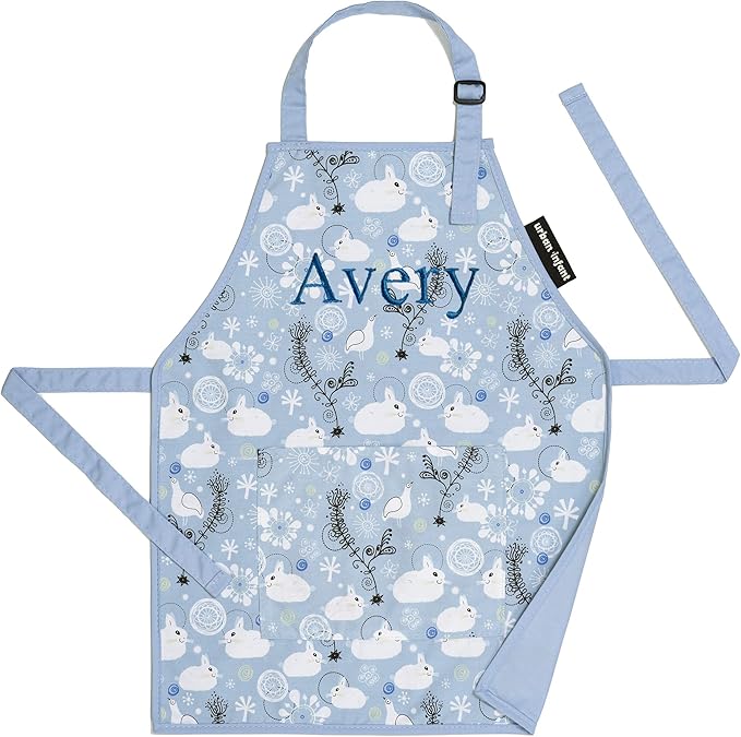 Urban Infant Little Helper Kids Apron - Children's Cooking Art Gardening - Great Gift for Toddler Boys and Girls