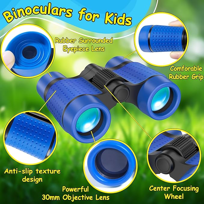 ESSENSON Binoculars for Kids Toys Gifts for Age 3-12 Years Old Boys Girls Kids Telescope Outdoor Toys for Sports and Outside Play, Bird Watching, Birthday Presents