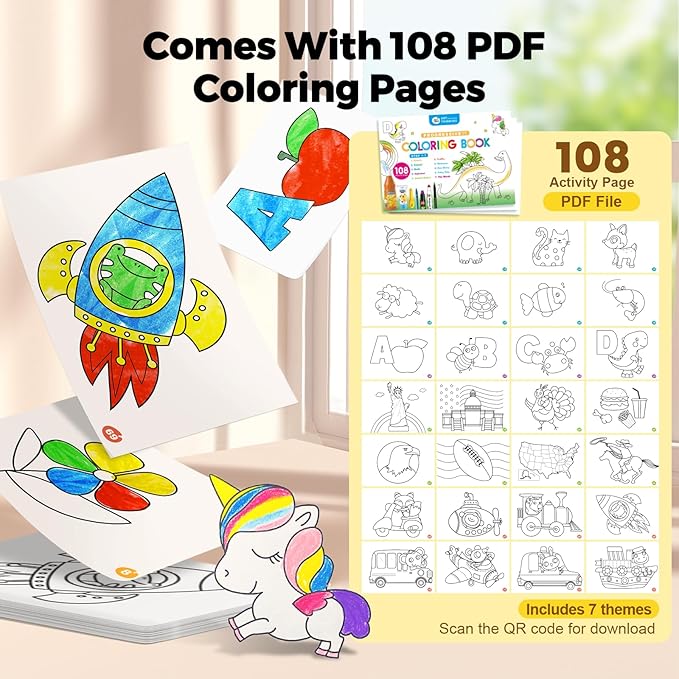 Jar Melo Jumbo Crayons for Toddlers, 6 Colors TwistJoy Non Toxic Washable Crayon, Easy to Hold Large Crayons, Safe for Babies and Children, Gift for Boys and Girls