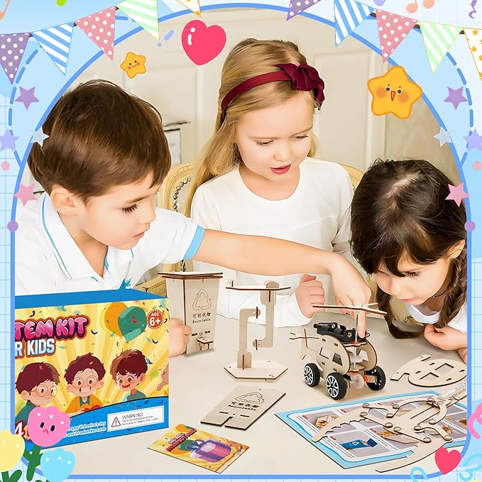24 Pcs Halloween Party Favors for Kids Age 6-10, Treasure Box Toy Stem Kit Party Favors Science Kits for Boys girls STEM Toys for Kids Age 6 7 8 10 12 13 Classroom Giveaways, Carnival Prizes Toy, Birthday Treats, Party Supplies