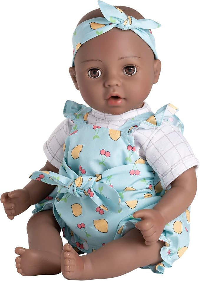 ADORA Wrapped in Love Babies, 6-Piece Set Baby Doll with Voice Recorder Feature, Includes, Removable Outfit, Headband, Romper, Pacifier and Diaper, Birthday Gift for Ages 3+ - Sweetheart