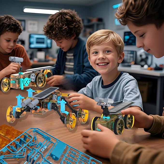 STEM 25-in-1 Education Solar Power STEM Toys for Boys Age 8-12, Science Kits Robots Toys for Ages 8-13, Building Toys Robotics Experiment Set Birthday Gifts for Kids 8 9 10 11 12 13 Years Old