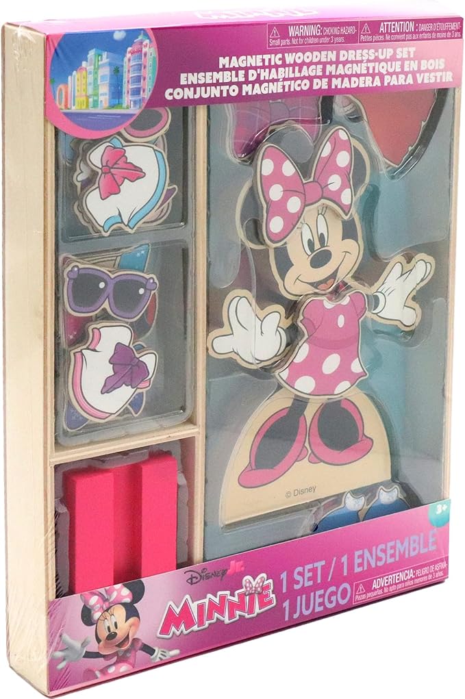Minnie Mouse Magnetic Wooden Dress Up Set