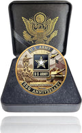 Army 250th Anniversary Coin – Navy 250th Anniversary Coin – Army Challenge Coin – USMC 250th Commemorative Double-Sided Marine Corps Challenge Coin with Metal Gift Box – 1.57" Display