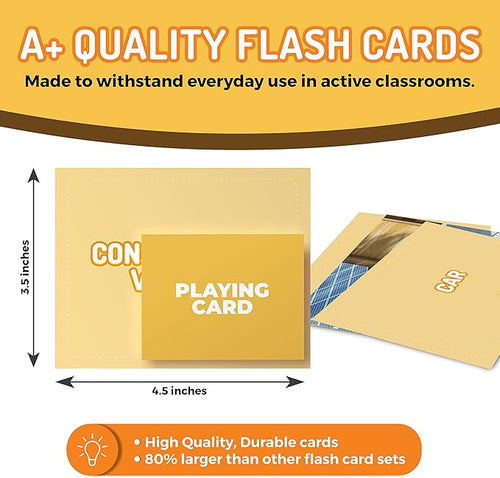 150 Noun Food and Animal Flash Cards Set, Montessori Educational Games, Vocabulary Builder Picture Cards for Speech Therapy, ESL, Occupational Therapy, Autism, Dementia and SLP Learning Materials