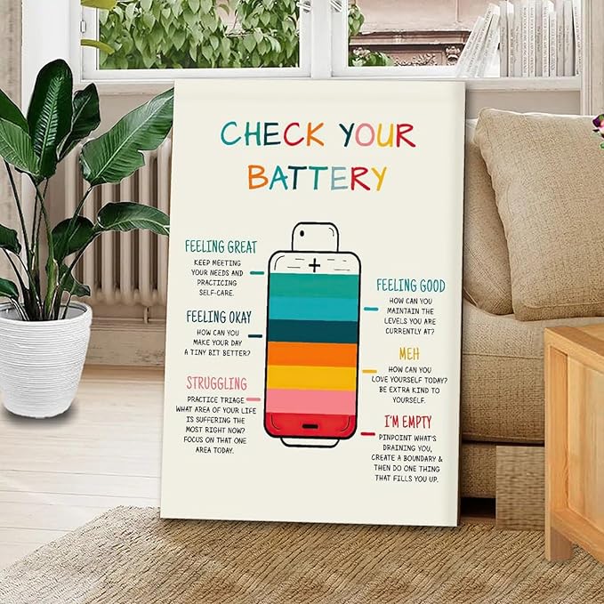 BFXLMKI Emotional Regulation, Feelings Chart, Emotions Poster, Mental Health, Zones of Regulation, Calm Corner, Feelings Check-in for Kids Teens Frame-style 16x24inch(40x60cm)