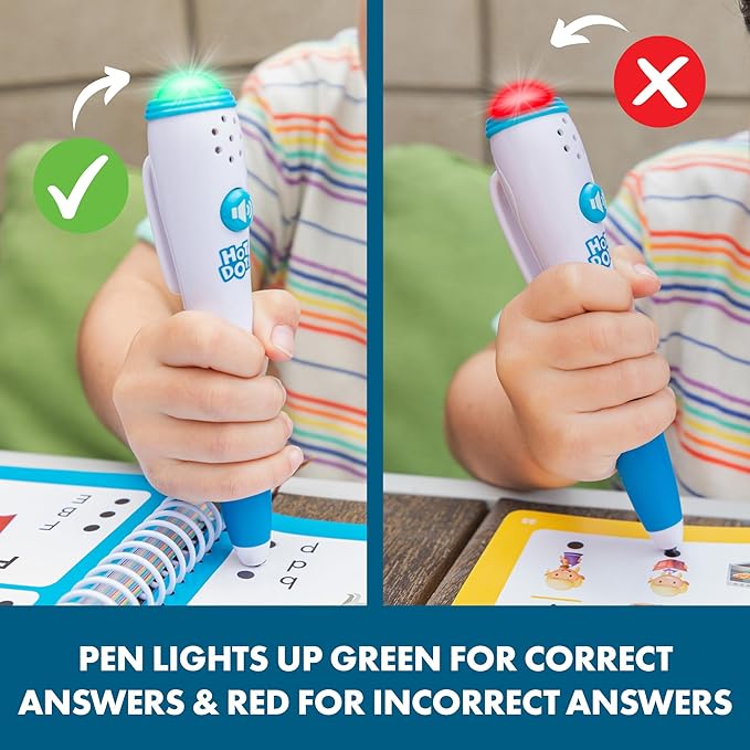 Educational Insights Hot Dots Preschool Essentials: Reading & Math Workbook - Preschool Workbooks with Interactive Pen, Homeschool Learning Books, Build Toddler Reading & Math Skills, Ages 4+