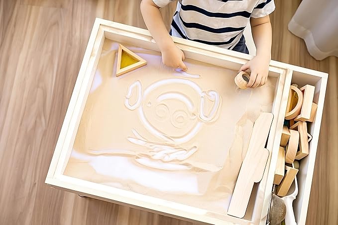 Sandtastik Beach Therapy Sand, 10 lb | Premium Safe & Non-Toxic for Sandboxes Sand Trays Sensory Tables, No Dust, No Free Silica