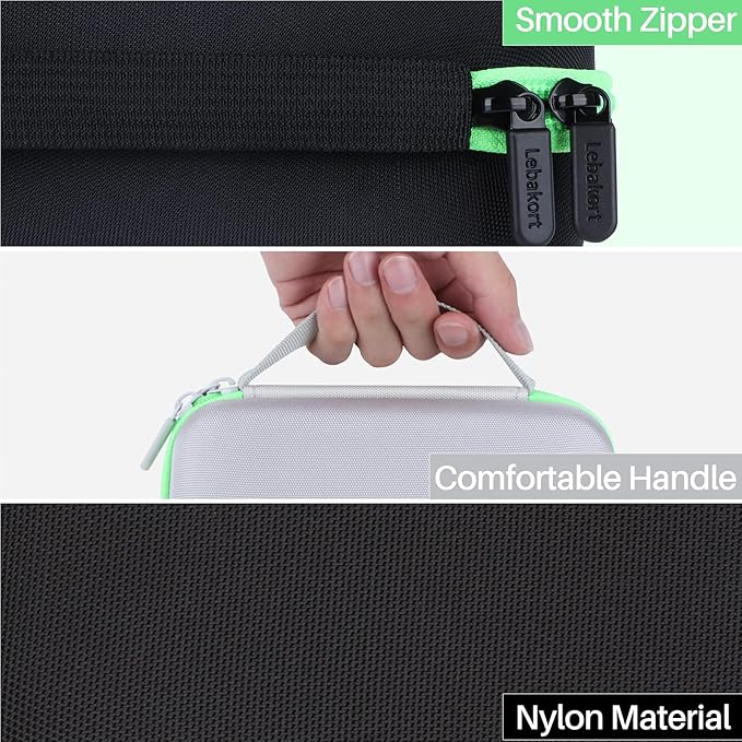 Storage Case Compatible with LeapFrog Magic Adventures Binoculars (Gray+Apple Green Case)