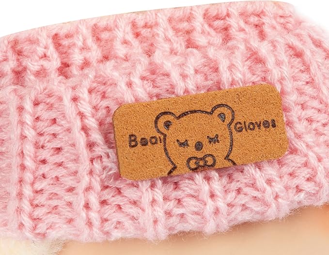 17cm Doll Clothing for Labubu - Kawaii Chic Style Set for 17cm Dolls, Cute Doll Outfit with Accessories -Button Up Stripe Pink Sweater + Pink Hat + Pink Bag (Clothes Only)