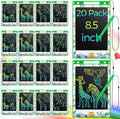 Zhehao 20 Pack LCD Writing Board for Adults, 8.5 Inches Doodle Jungle Animals Reusable Scribbler Board Screen Drawing Pad Erasable Painting Pads Educational Toy for Adults