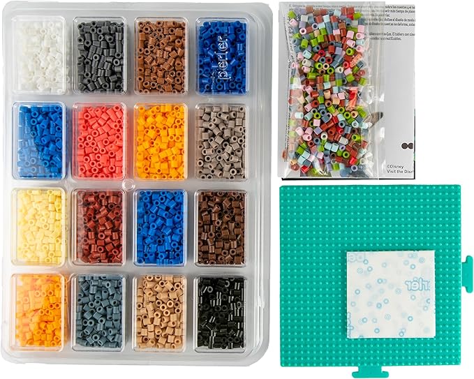 Perler 80-57276 Disney's Zootopia Fused Bead Craft Activity Kit with 14 Projects, Multicolor, 4303 Pieces