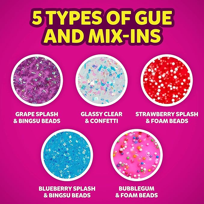 Elmer’s Gue Premade Slime Slime Kit Includes Fun Unique Add-Ins Party Pack 20 Count