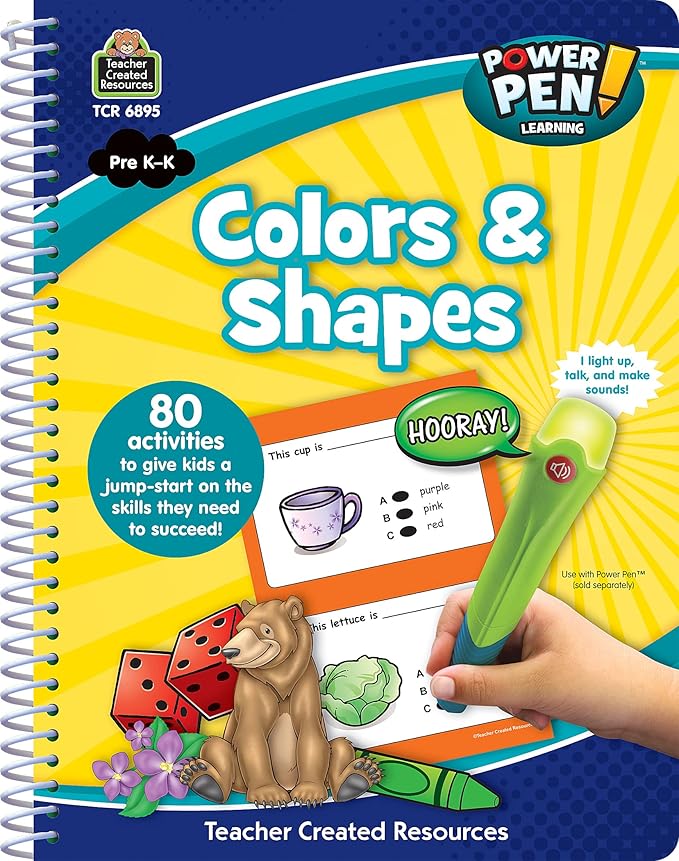 Teacher Created Resources Power Pen & Learning Books Set - 4 Book Set