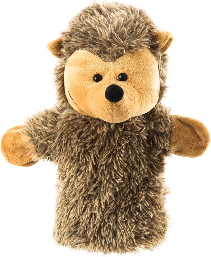 Animal Hand Puppets Set for Kids & Adults - 12.5" Premium Quality Soft Plush Toys with Movable Mouths - Perfect for Storytelling, Teaching, Preschool, Role-Play - Durable, Vibrant, Educational Puppets