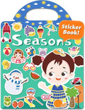 Reusable Sticker Book for Toddlers 2-4 Years, Stickers for Kids, Toddler Craft Activities, Toddler Travel Toys Ages 2+ Boy Girl Birthday Gifts