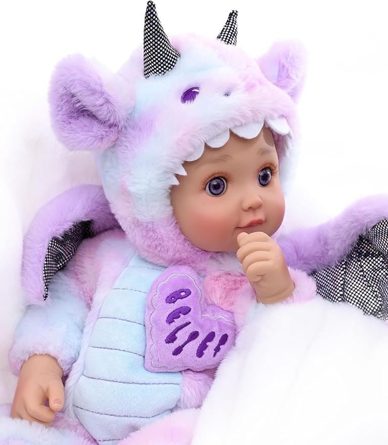 Baby Dolls, 18inch Large Realistic Cute Soft Body Real Life Baby Doll with Accessories for 3+ Year Old Girls Gifts, Pretend Play, Collection, Belief Slogan Design