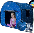 L’ARCHE Sensory Tent for Kids with LED Lights & Remote Blackout Pop-Up Calm Down for Autism, ADHD & SPD Indoor Sensory Room & Play Tent Foldable & Portable (Space Theme, Regular 35.4 in)