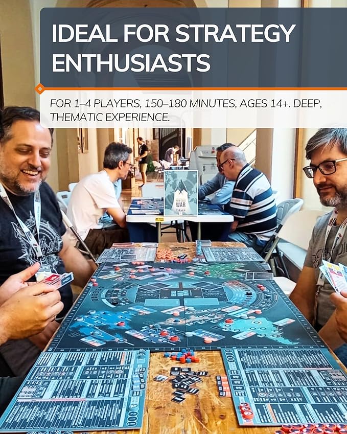 | New Cold War: 1989–2019 | Board Game | Card-Driven Geopolitical Strategy Wargame | 1–4 Players | Solo & Team Modes