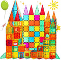 CuteTiger Magnetic Tiles, 64PCS Magnet Building Toys, Magnetic Building Set, Stacking Blocks, Perfect STEM Toys Gift for Kids Boys and Girls