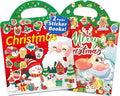 Reusable Sticker Book for Toddlers 2-4 Years, Stickers for Kids, Toddler Sticker Book Ages 1-3, Toddler Craft Activities, Toddlers Travel Toys Ages 2+ Boy Girl Birthday Gifts - Christmas