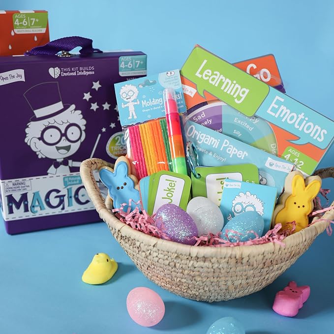 Open The Joy Learning Emotions Toolkit: Explore Emotions with a Unique and Engaging Sticker Game for Children - Ages 5 Years & up