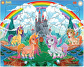 Just Smarty Unicorn Puzzles for Kids 3-5 Years Old | Best Gift for Girls | 27 Pieces Rainbow Puzzle | Unique Jigsaw Shapes Puzzle for Toddlers Ages 3-5 | Vibrant Unicorn Design