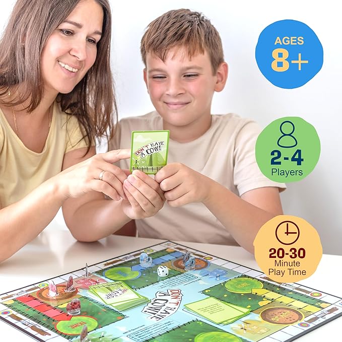 Don't Have a Cow A CBT Therapy Game for Kids from The Creator of Don't Go Bananas - Counseling Games - Version 2