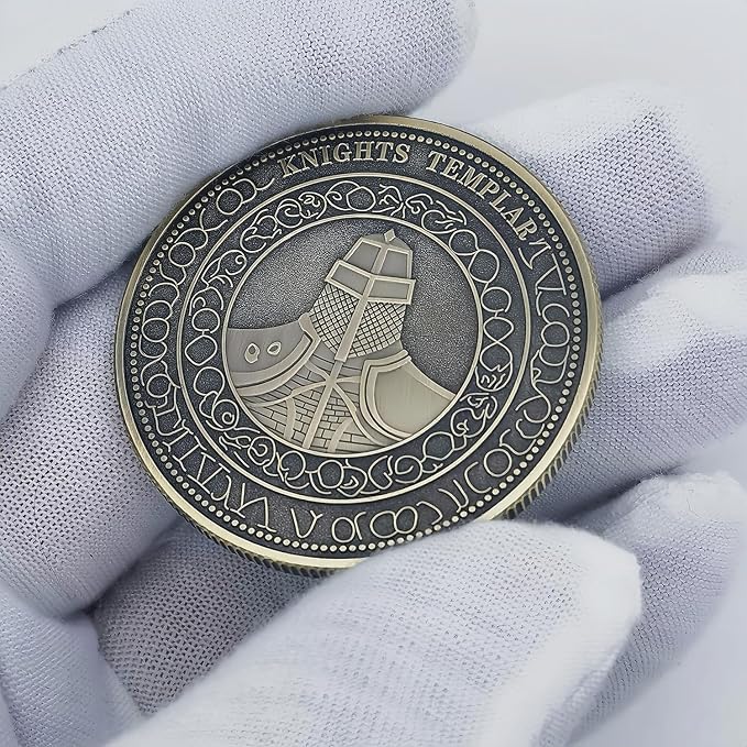 Knight Templar Challenge Coin Religious Coin Collection Commemorative Gift